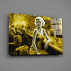 Marilyn in the Bar Glass Wall Art || Designer Collection by Insigneart USA