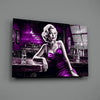 Marilyn in the Bar Glass Wall Art || Designer Collection by Insigneart USA