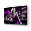 Marilyn in the Bar Glass Wall Art || Designer Collection by Insigneart USA
