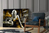 Marilyn in the Bar Glass Wall Art || Designer Collection by Insigneart USA