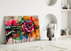 Rose Bullet Glass Wall Art || Designer Collection by Insigneart USA