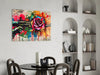 Rose Bullet Glass Wall Art || Designer Collection by Insigneart USA