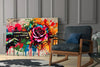 Rose Bullet Glass Wall Art || Designer Collection by Insigneart USA