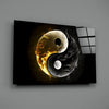 Ying Yang Glass Wall Art || Designer Collection by Insigneart USA