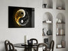 Ying Yang Glass Wall Art || Designer Collection by Insigneart USA