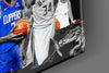 NBA All Star Glass Wall Art || Designer Collection by Insigneart USA
