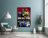 NBA All Star Glass Wall Art || Designer Collection by Insigneart USA
