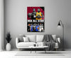 NBA All Star Glass Wall Art || Designer Collection by Insigneart USA