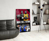NBA All Star Glass Wall Art || Designer Collection by Insigneart USA