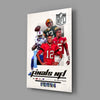 NFL Finals Glass Wall Art || Designer Collection by Insigneart USA