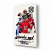 NFL Finals Glass Wall Art || Designer Collection by Insigneart USA