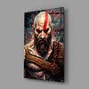Kratos Glass Wall Art || Designer Collection by Insigneart USA