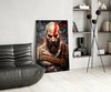 Kratos Glass Wall Art || Designer Collection by Insigneart USA