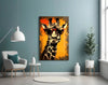 Cool Giraffe Glass Wall Art || Designer Collection by Insigneart USA