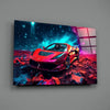 Ferrari Glass Wall Art || Designer Collection by Insigneart USA