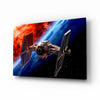 Tıe Fighter Glass Wall Art || Designer Collection by Insigneart USA