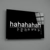 Laughter Analysis Glass Wall Art || Designer Collection by Insigneart USA