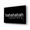 Laughter Analysis Glass Wall Art || Designer Collection by Insigneart USA