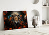Lion Glass Wall Art || Designer Collection by Insigneart USA
