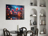Magical Poppies Glass Wall Art || Designer Collection by Insigneart USA
