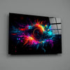 Colorful Hole Glass Wall Art || Designer Collection by Insigneart USA