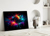 Colorful Hole Glass Wall Art || Designer Collection by Insigneart USA