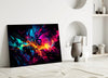 Color Bang Glass Wall Art || Designer Collection by Insigneart USA