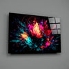 Color Explosion Glass Wall Art || Designer Collection by Insigneart USA