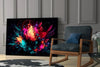 Color Explosion Glass Wall Art || Designer Collection by Insigneart USA
