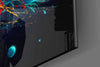 Colors of Space Glass Wall Art || Designer Collection by Insigneart USA