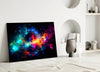 Colors of Space Glass Wall Art || Designer Collection by Insigneart USA