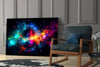 Colors of Space Glass Wall Art || Designer Collection by Insigneart USA