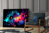 Colors of Space Glass Wall Art || Designer Collection by Insigneart USA