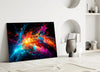 Colors of Space Glass Wall Art || Designer Collection by Insigneart USA