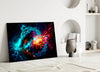 Fire and Water Yin Yang Glass Wall Art by Insigneart USA