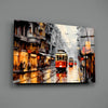 Tram Glass Wall Art || Designer Collection by Insigneart USA