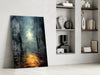 Into Mystery Glass Wall Art || Designer Collection by Insigneart USA
