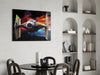 Tie Fighter Glass Wall Art || Designer Collection by Insigneart USA