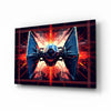 Tie Fighter Glass Wall Art || Designer Collection by Insigneart USA