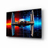 Tie Fighter Glass Wall Art || Designer Collection by Insigneart USA