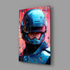Robocop Glass Wall Art || Designer Collection by Insigneart USA