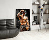 Fighter Glass Wall Art || Designer Collection by Insigneart USA