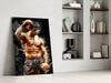 Fighter Glass Wall Art || Designer Collection by Insigneart USA