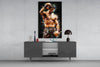 Fighter Glass Wall Art || Designer Collection by Insigneart USA