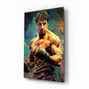 Fighter Glass Wall Art || Designer Collection by Insigneart USA