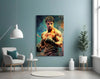 Fighter Glass Wall Art || Designer Collection by Insigneart USA