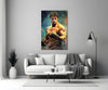 Fighter Glass Wall Art || Designer Collection by Insigneart USA