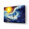 Waves Glass Wall Art || Designer Collection by Insigneart USA