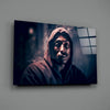 Tupac Glass Wall Art || Designer Collection by Insigneart USA