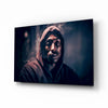 Tupac Glass Wall Art || Designer Collection by Insigneart USA